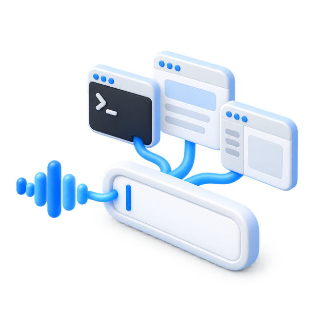 3D icon for working in any text field